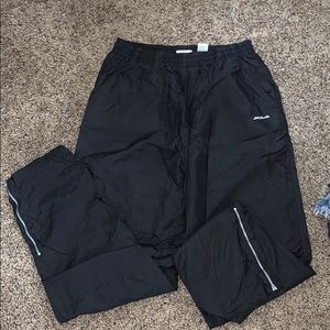 Filas wind breaker track pants.